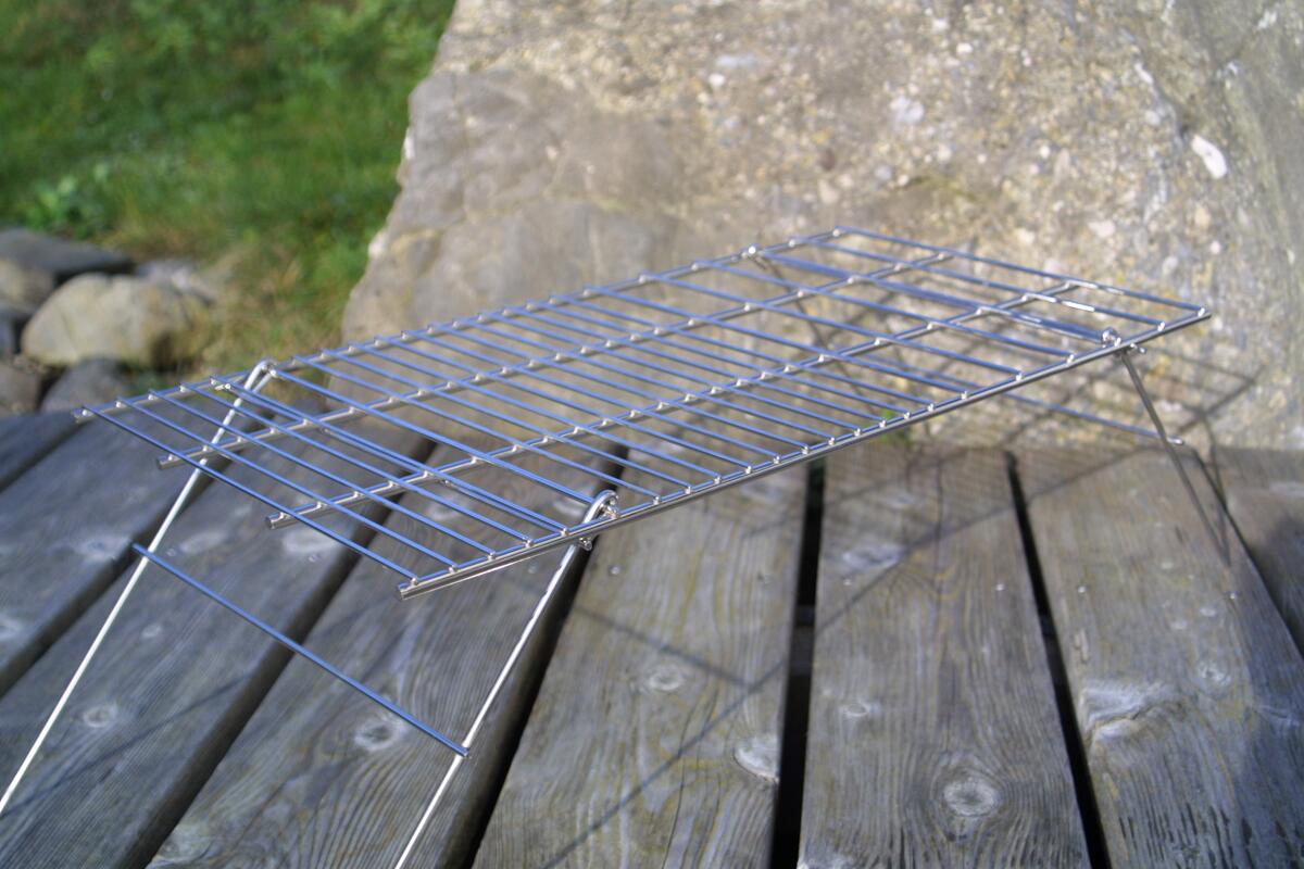 Detalj av sammenleggbar kullgrill 61x30 cm 1380 g stål - Coghlans