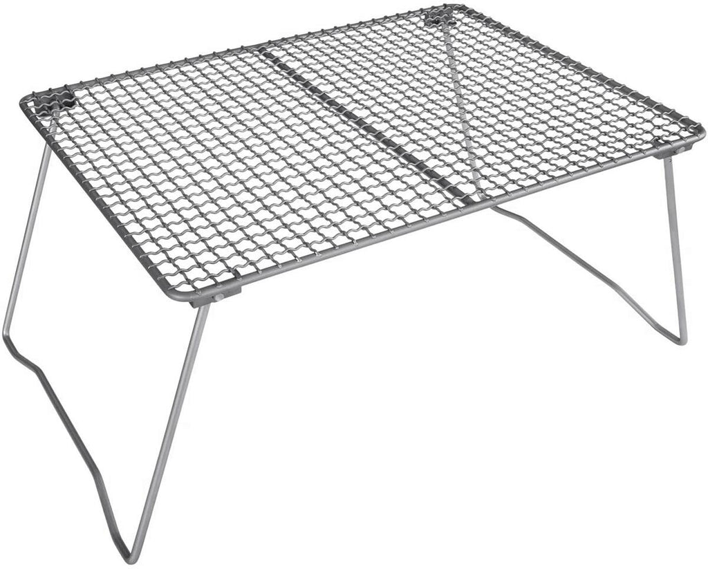 Sammenleggbar kullgrill i titan 33x24,5 cm 438 g - Origin Outdoors forfra