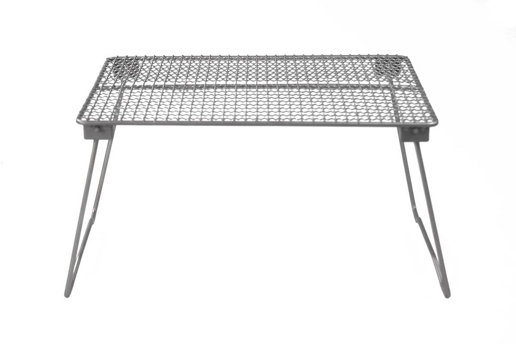 Sammenleggbar kullgrill i titan 33x24,5 cm 438 g - Origin Outdoors bakside