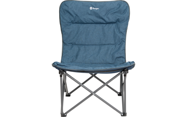 Sammenleggbar loungestol Salvador 68 cm bred polyester stålramme bakside