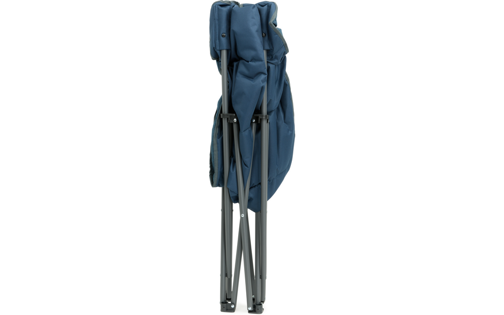 Sammenleggbar loungestol Salvador 68 cm bred polyester stålramme montert i uterom