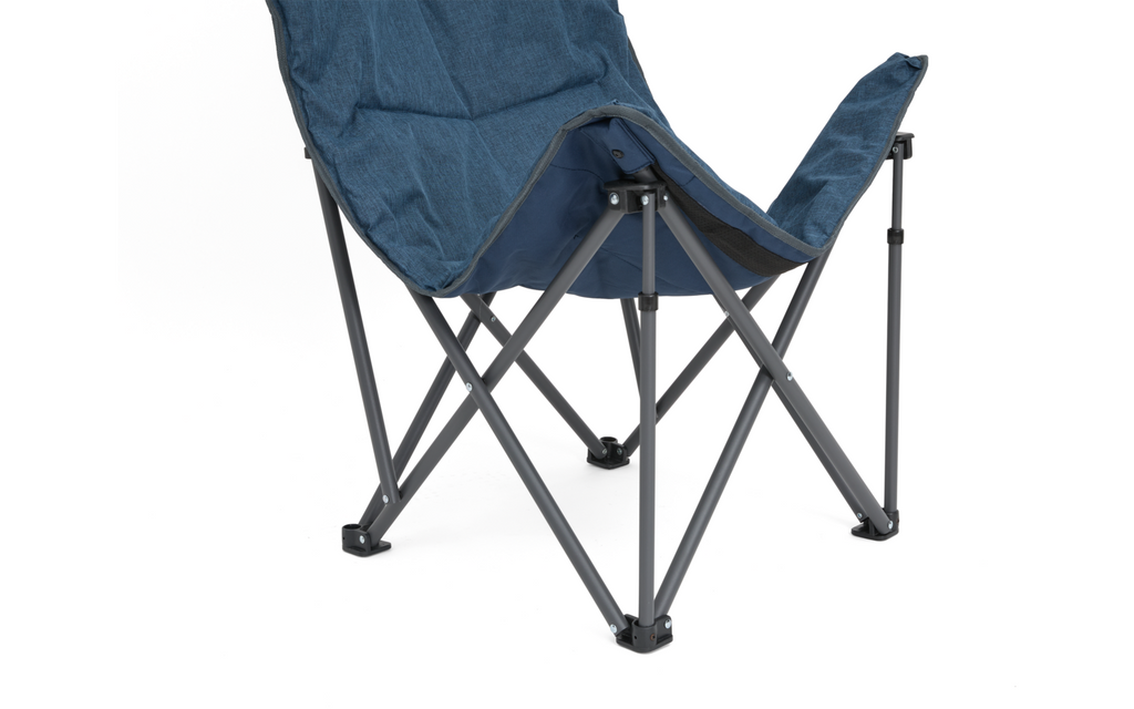Sammenleggbar loungestol Salvador 68 cm bred polyester stålramme pakket i bæreveske