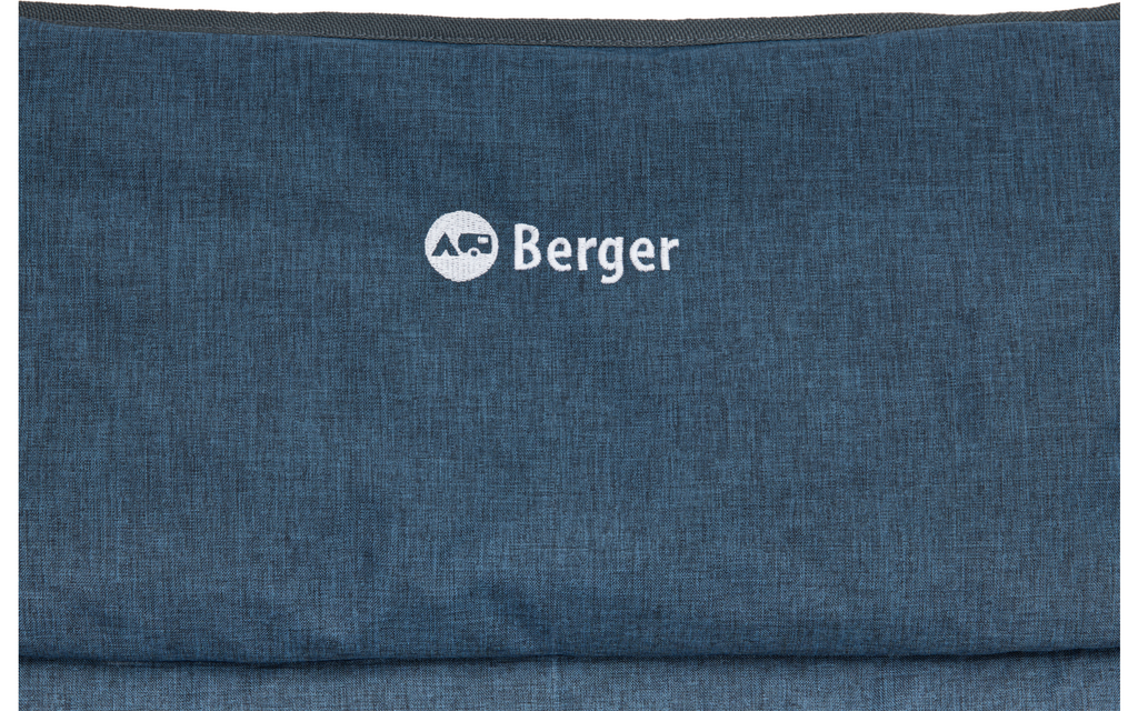Visning av pulverbeklaget stålramme på Sammenleggbar loungestol Salvador 68 cm bred polyester stålramme