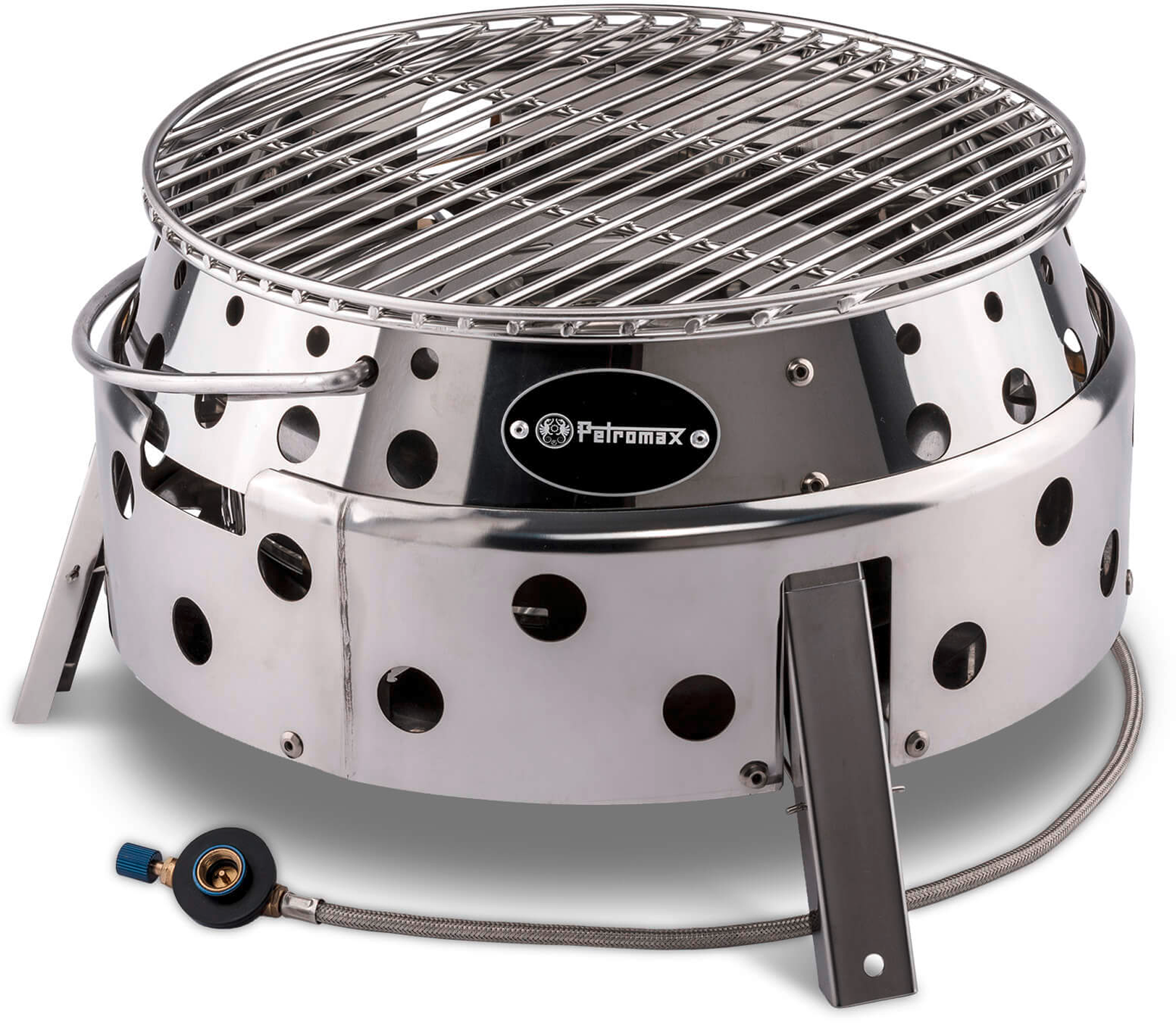 Sammenleggbar patrongrill Atago 3,8 kW rustfritt stål forfra