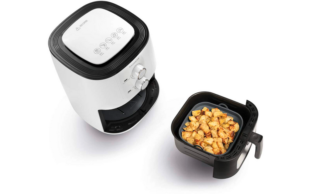 Detalj av sammenleggbar silikonkurv for airfryer kvadratisk - Metaltex