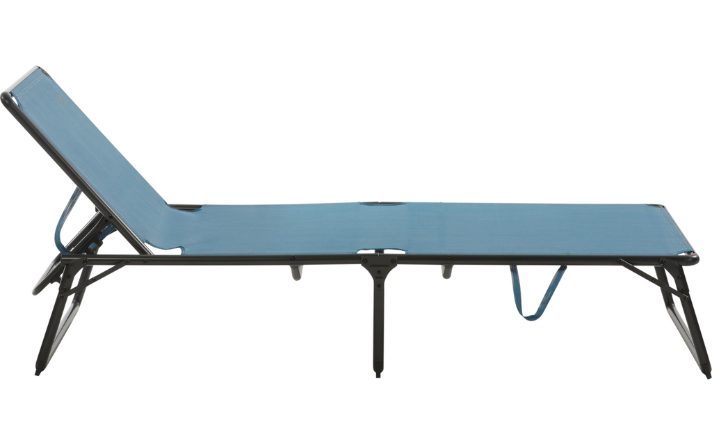 Sammenleggbar solseng Como 6-pos ryggstøtte 5,8 kg bakside