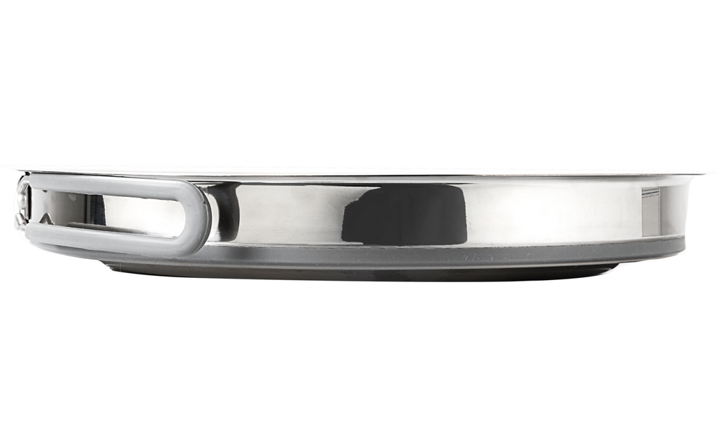 Montert sammenleggbar stekepanne Volcano Pan Fold-Away 24 cm silikon i bruk