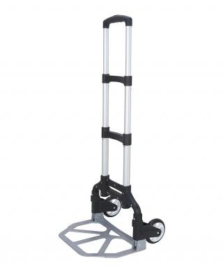 Sammenleggbar transporttralle Comfort, alu, 75 kg, 2,5 kg - Camping-Profi forfra