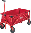 Sammenleggbar transportvogn 85 kg, rød - Coleman forfra