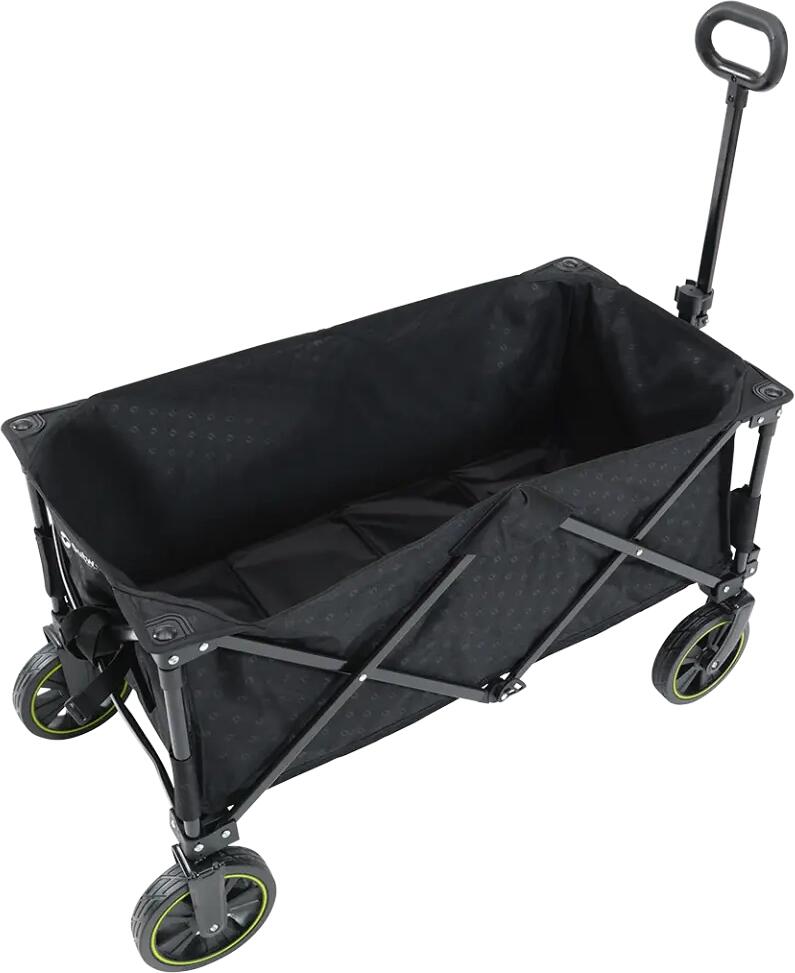 Sammenleggbar transportvogn Cancun 126L punkteringsfrie hjul - Outwell bakside