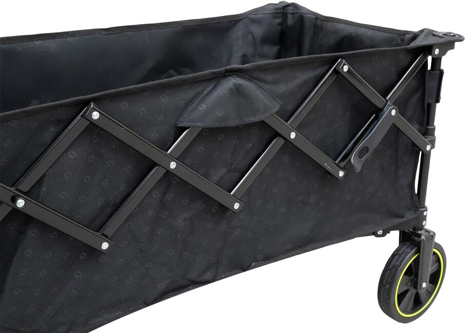 Sammenleggbar transportvogn Cancun 126L punkteringsfrie hjul - Outwell visning av stoffmateriale