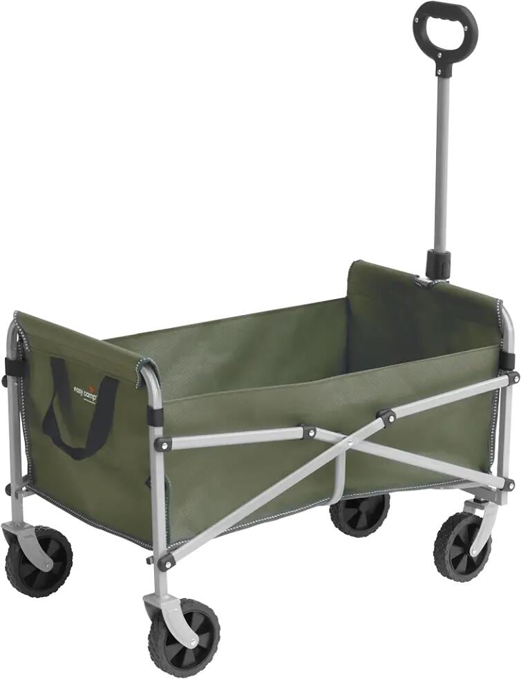 Sammenleggbar transportvogn Hornbeam 58L 4,4 kg grønn fra forfra