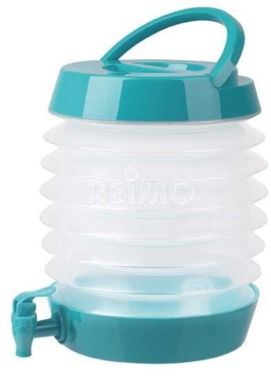 Sammenleggbar vanndispenser 5,5L med tappekran petrol forfra
