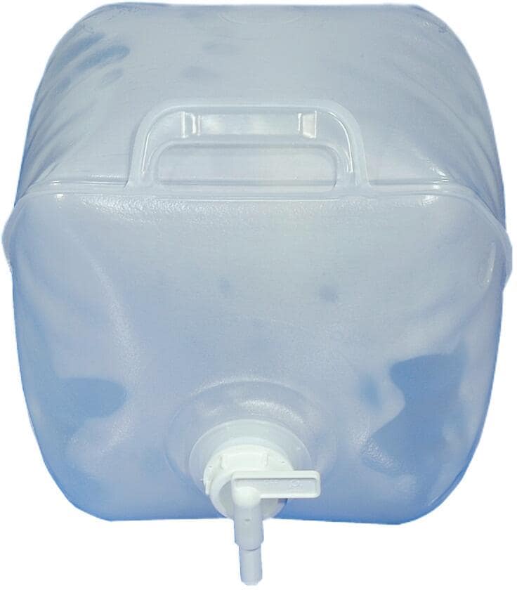 Sammenleggbar vannkanne 10 l med tappekran Katadyn for campingbruk