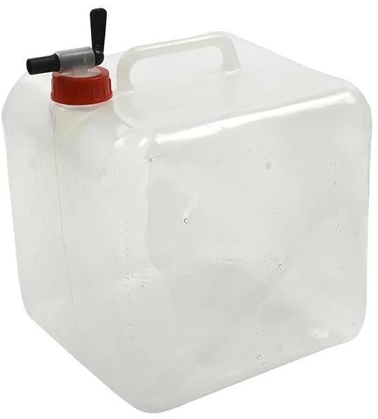 Sammenleggbar vannkanne 10 l med tappekran fra Pro Plus forfra