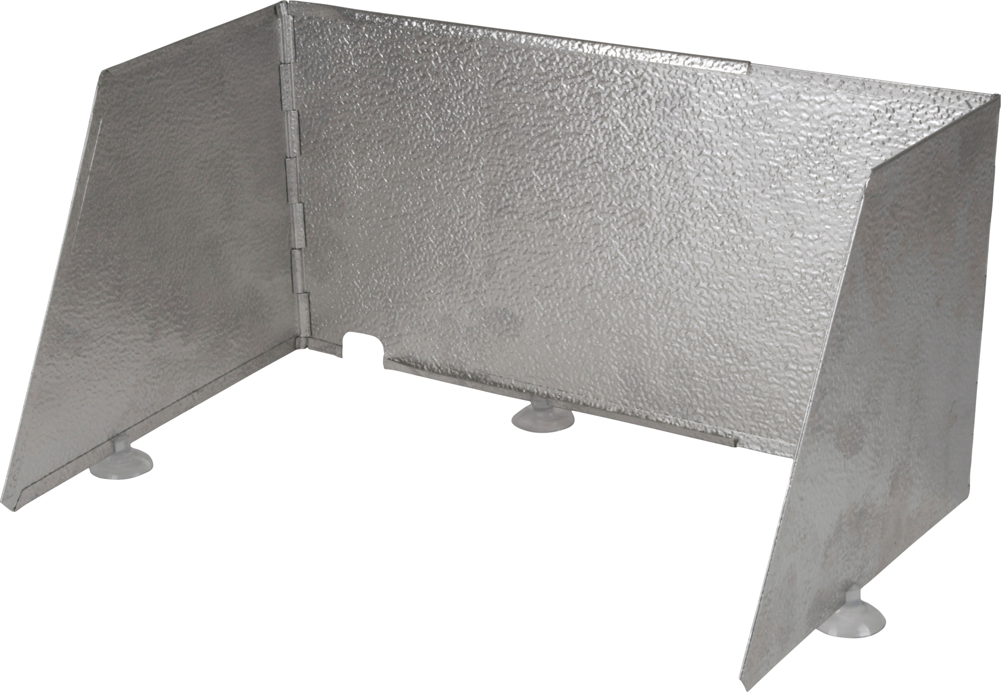 Sammenleggbar vindskjerm i aluminium for gasskoker - Crespo forfra