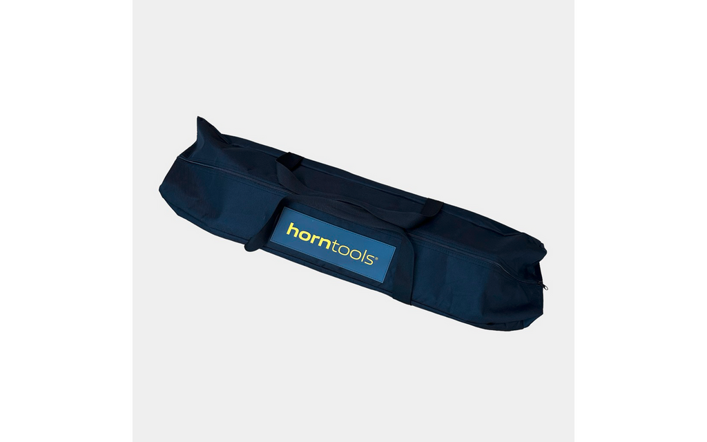Sammenleggbart campingbord 89x60 cm høydejusterbart aluminium - Horntools brukt til piknik