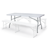 Sammenleggbart campingbord Taurus 180 x 74 cm bakside