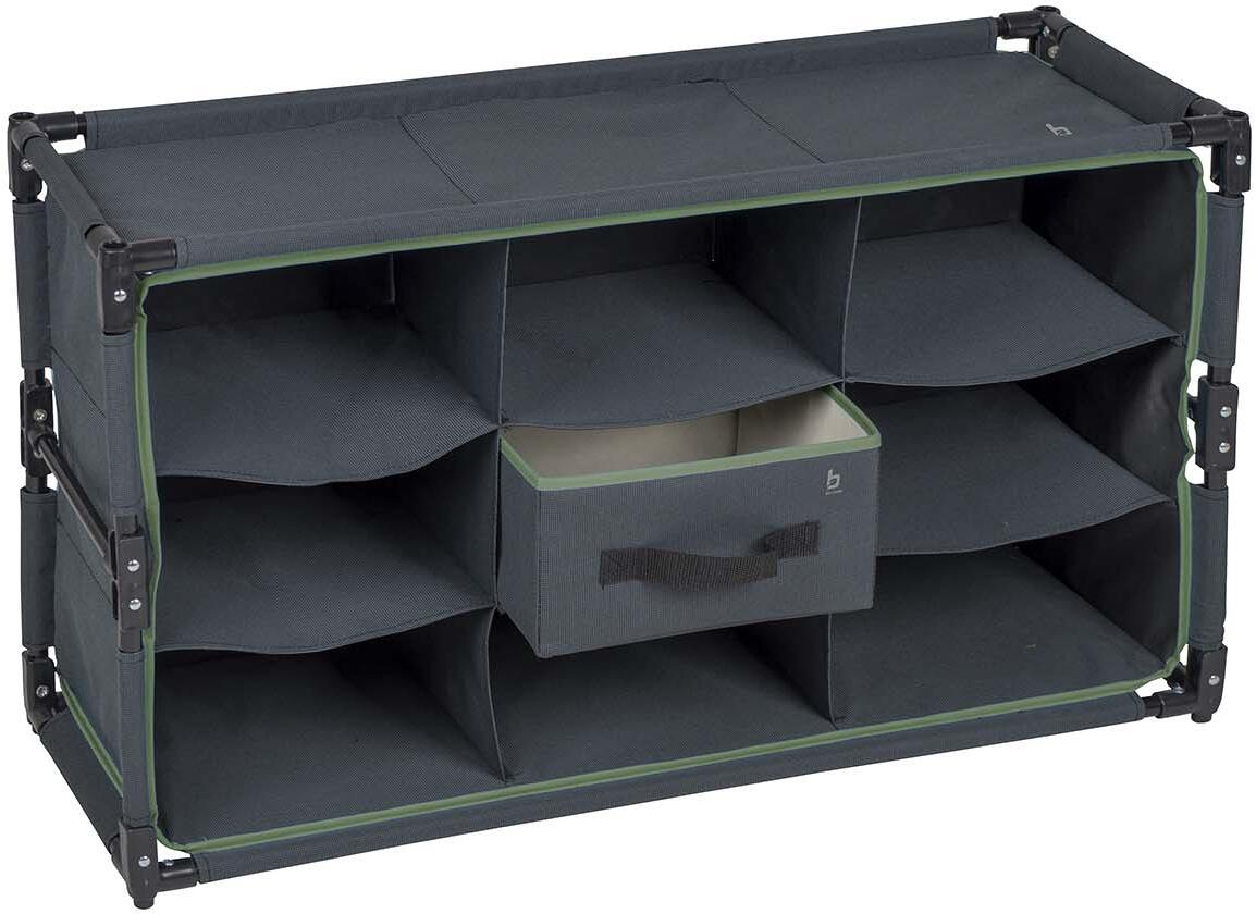 Sammenleggbart campingskap 84x30x51 cm - Bo-Camp stabilitet detalj