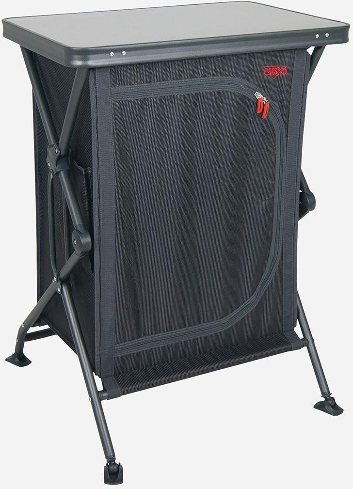 Sammenleggbart campingskap AP 106 med 2 hyller foran