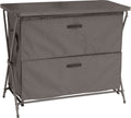 Sammenleggbart campingskap Aruba 4 hyller 110x90x53,5 cm - Outwell montert i campingtelt