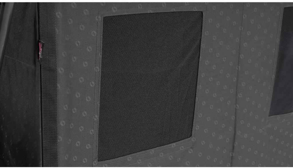 Sammenleggbart campingskap Aruba 110x53,5x90 cm aluminium - Outwell bakside