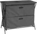 Sammenleggbart campingskap Aruba 110x53,5x90 cm aluminium - Outwell forfra