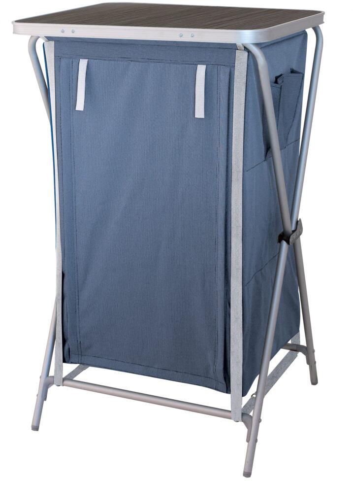 Sammenleggbart campingskap Aubenas 60x52x98 cm aluminium bakside