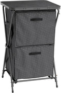 Sammenleggbart campingskap Domingo 60x51,5x97,5 cm aluminium - Outwell forfra