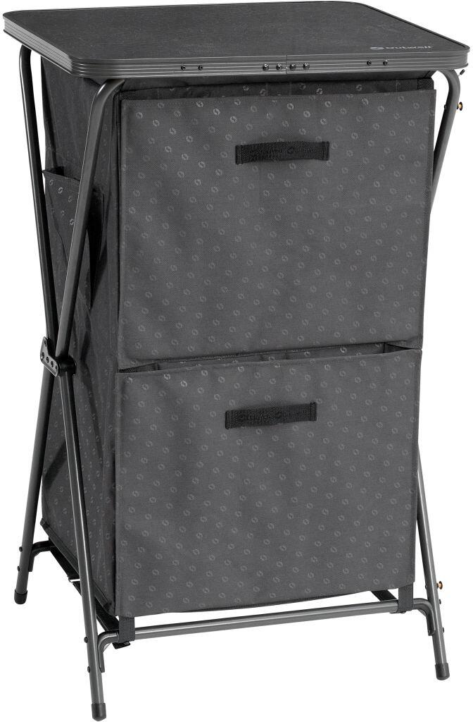 Sammenleggbart campingskap Domingo 60x51,5x97,5 cm aluminium - Outwell forfra