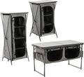 Sammenleggbart campingskap Toledo polyester/aluminium for camping