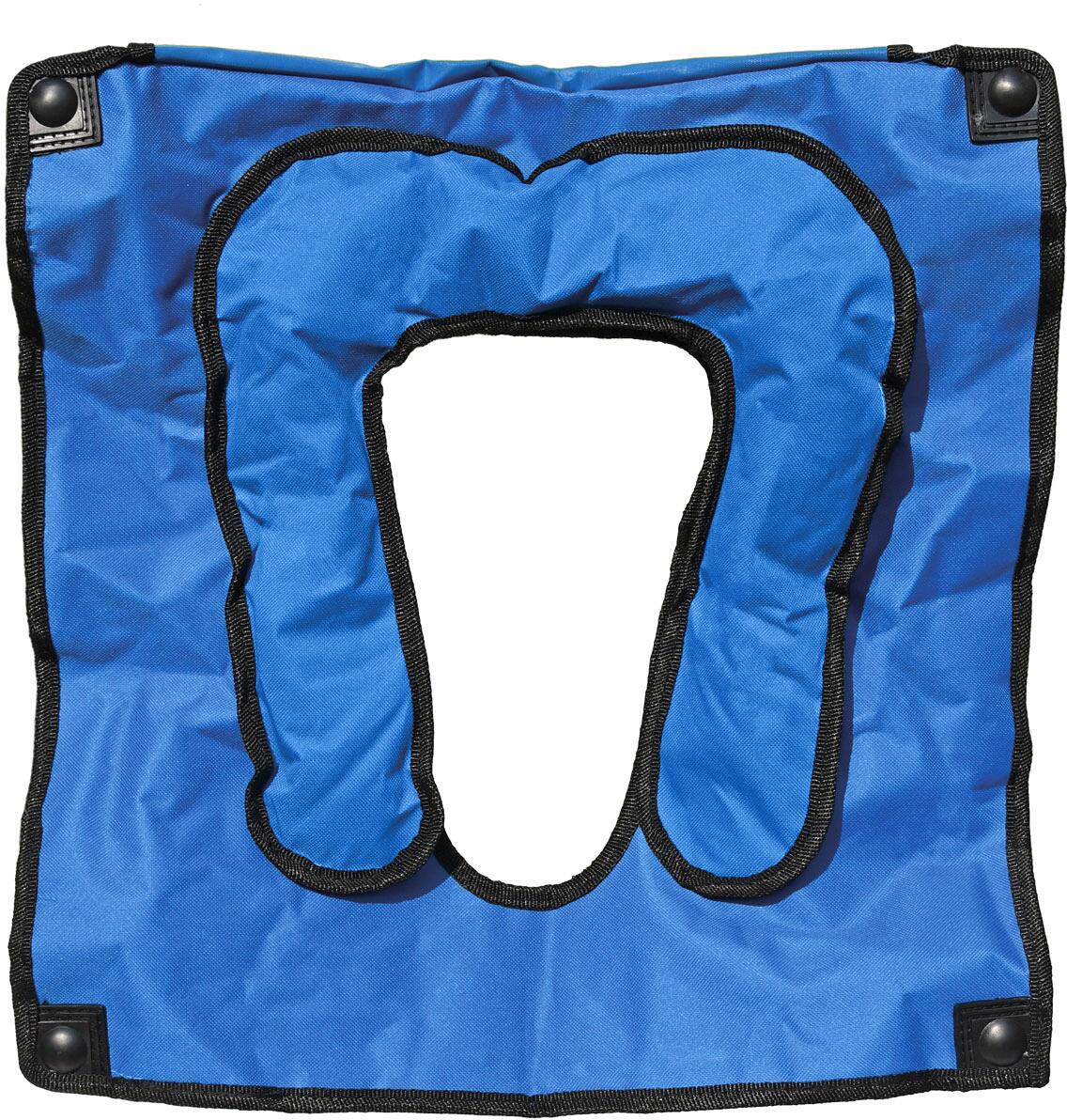 Sammenleggbart campingtoalett 48x48x42 cm Yachticon bakside