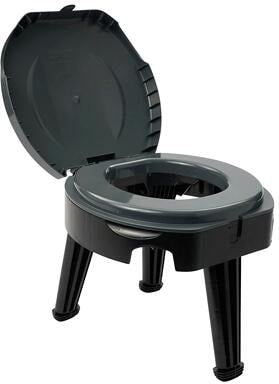 Sammenleggbart campingtoalett Fold-To-Go 2,3 kg maks 130 kg forfra
