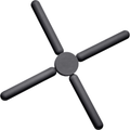 Sammenleggbart gryteunderlag Ø 22 cm varmebestandig 200 °C - Westmark forfra