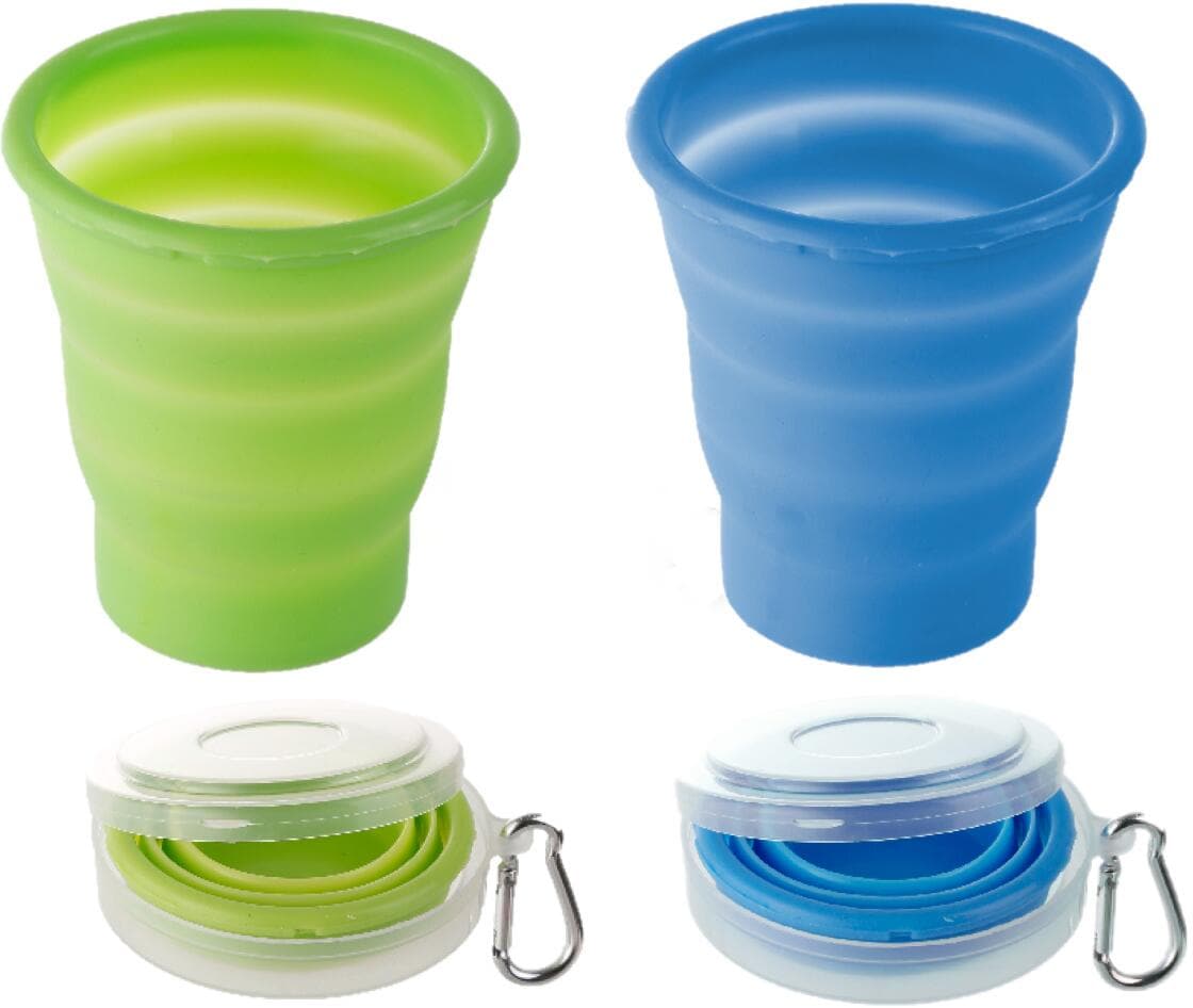 Sammenleggbart kopp Fold-Away 200 ml silikon - Brunner for campingbruk