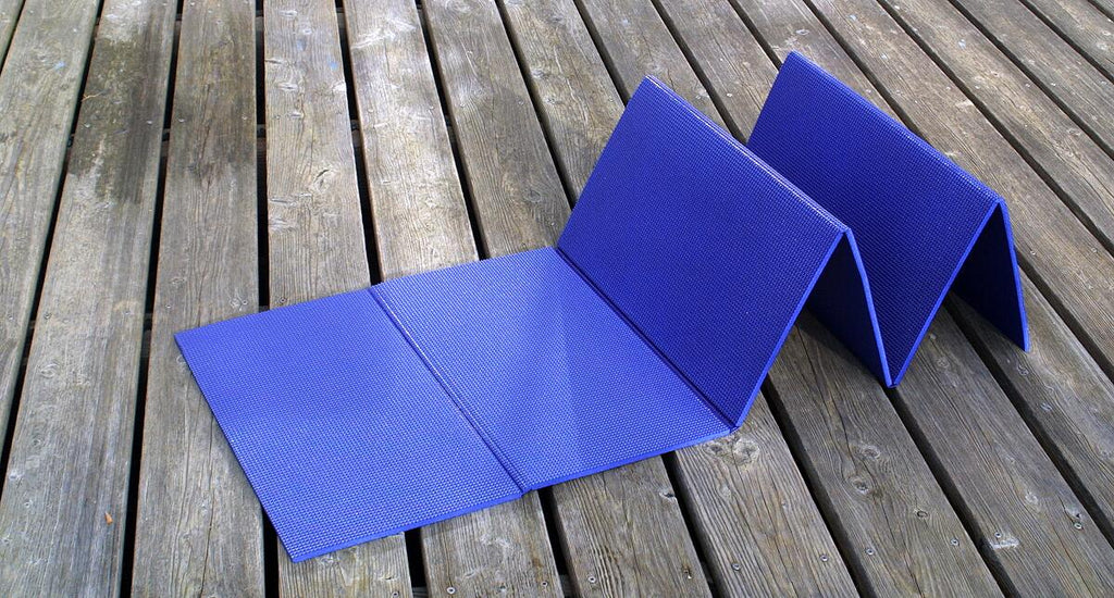 Detalj av sammenleggbart liggeunderlag 180x50x0,8 cm BasicNature