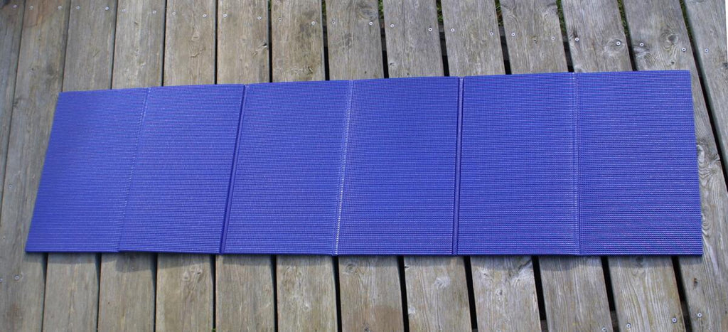 Sammenleggbart liggeunderlag 180x50x0,8 cm BasicNature pakket sammen