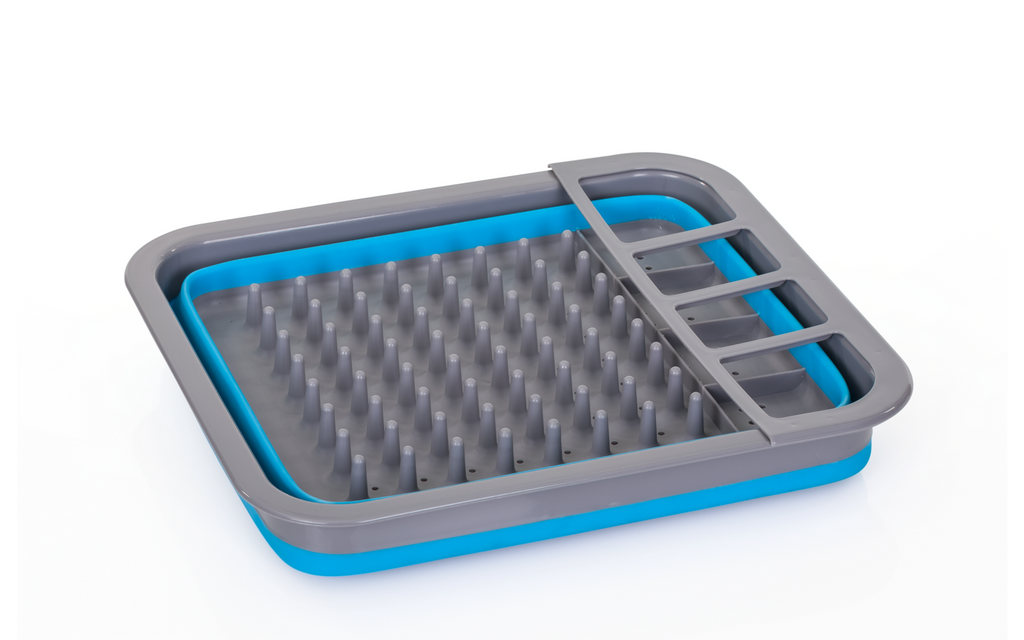 Sammenleggbart oppvaskstativ 36,5 x 31,5 x 13 cm bakside