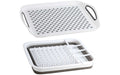 Sammenleggbart oppvaskstativ Dropper Fold Away 36,5 x 31 cm Brunner forfra