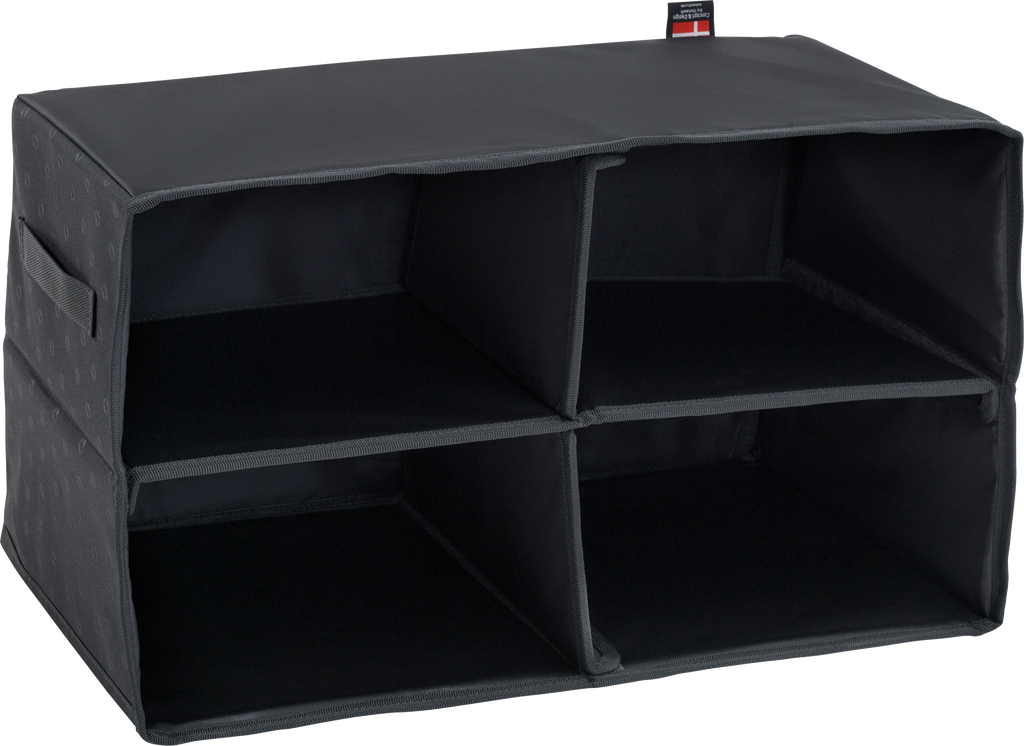 Sammenleggbart skohylle Crantock med 4 hyller front