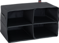 Sammenleggbart skohylle Crantock med 4 hyller front