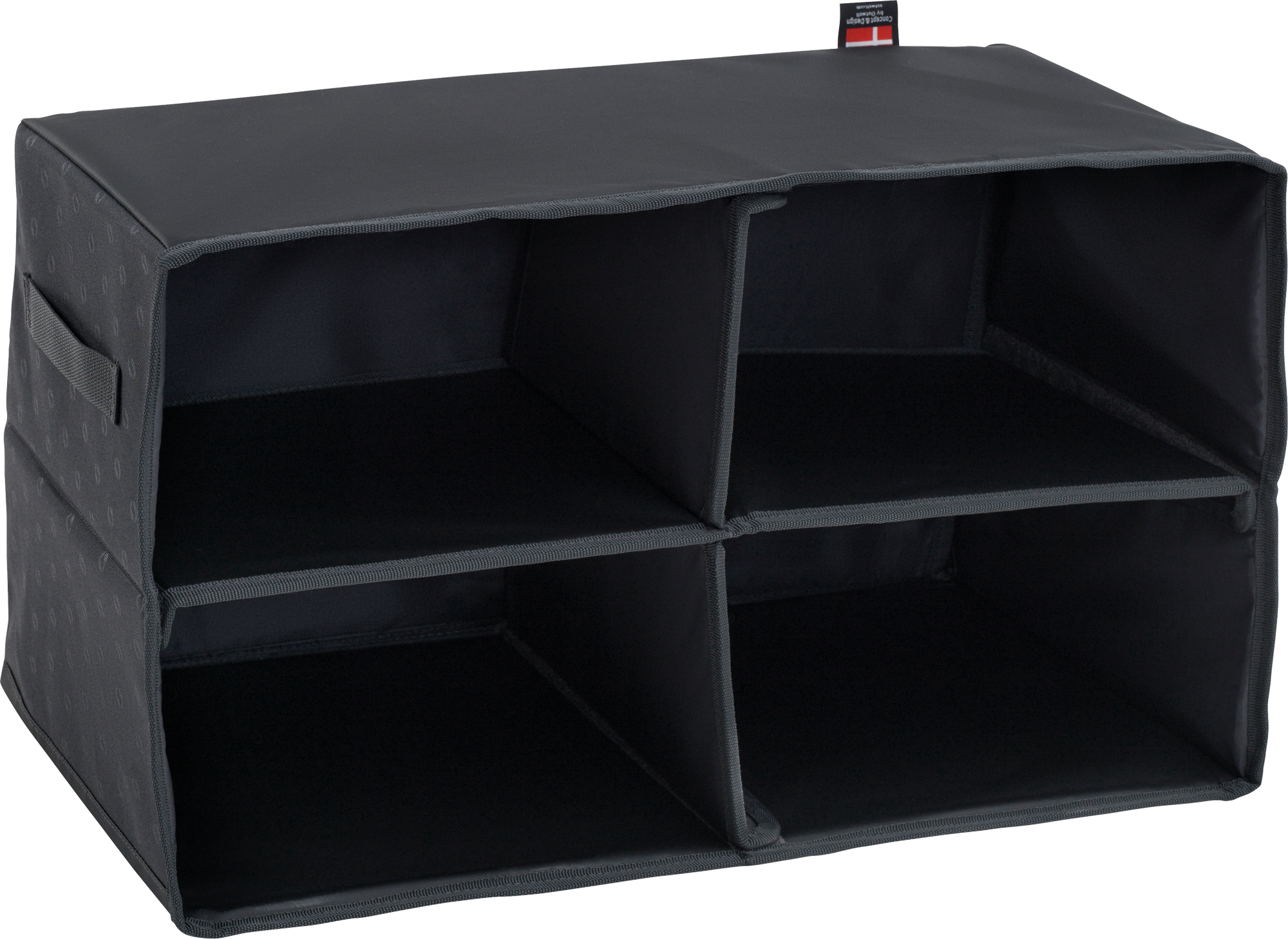 Sammenleggbart skohylle Crantock med 4 hyller front