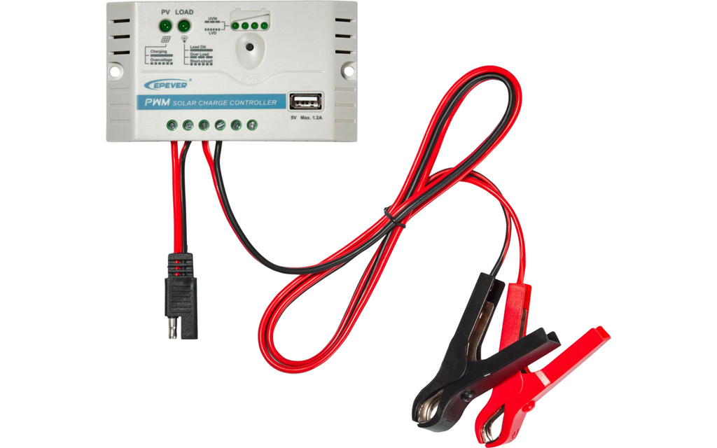 Sammenleggbart solcellepanel 100W for 12V fritidsbatterier - Osram foldet