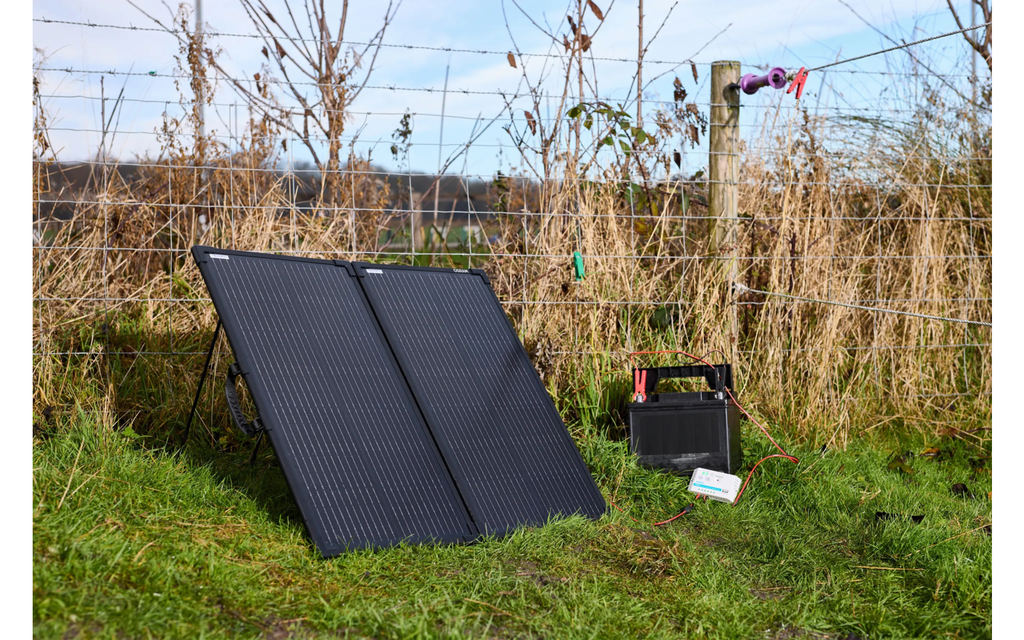 Batteriklemmer til sammenleggbart solcellepanel 100W for 12V fritidsbatterier - Osram