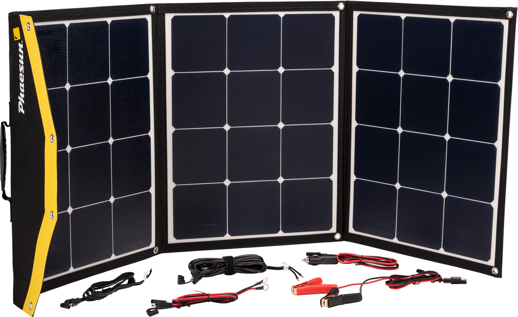 Sammenleggbart solcellepanel 135 W monokrystallinsk 4,4 kg foran