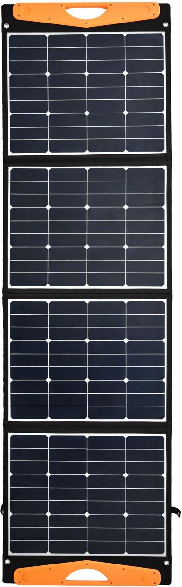 Sammenleggbart solcellepanel 160W tigerexped forfra