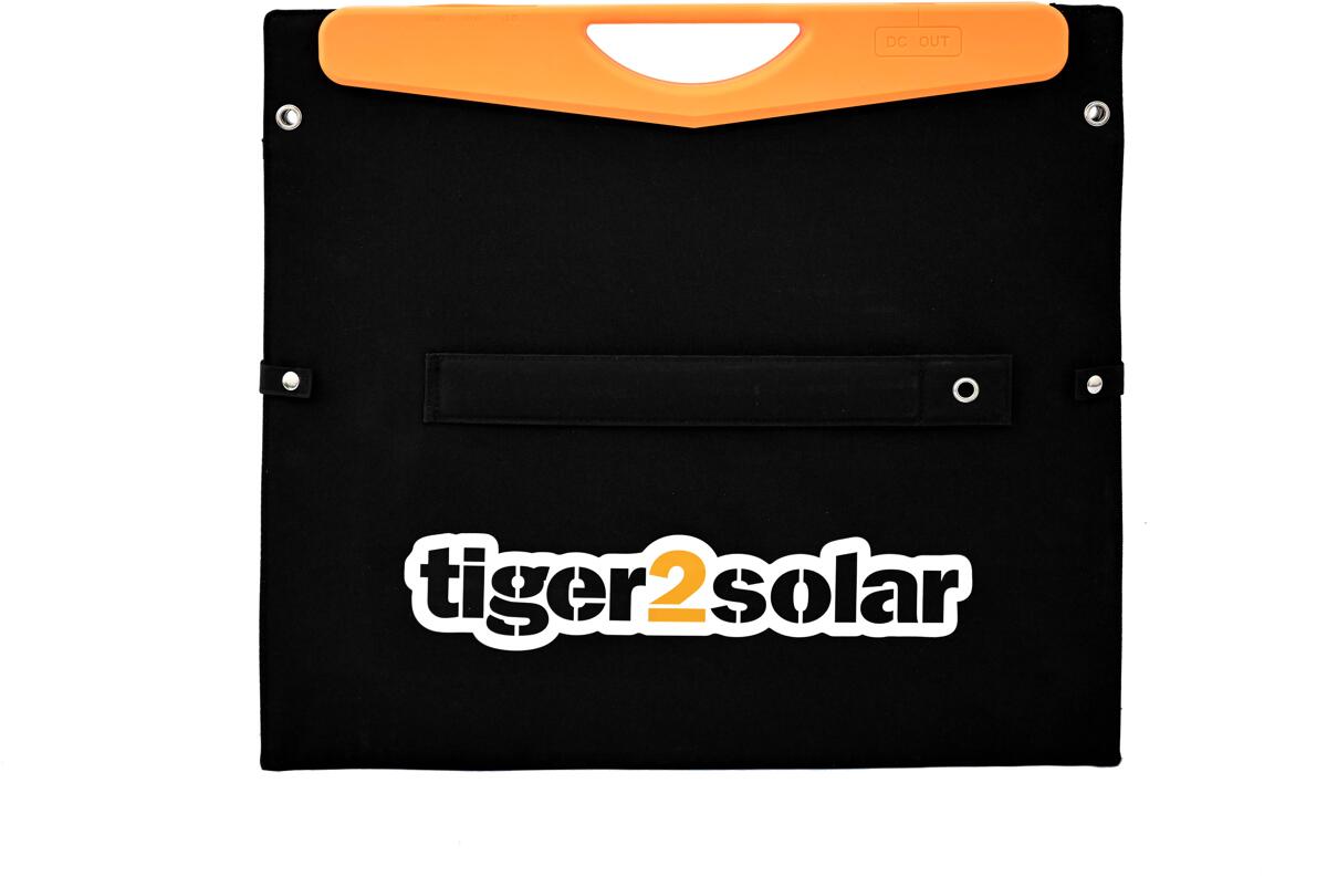 Sammenleggbart solcellepanel 160W tigerexped sammenfoldet
