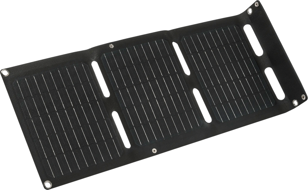 Sammenleggbart solcellepanel 20W med USB-C og USB-A 0,8 kg - Osram forfra