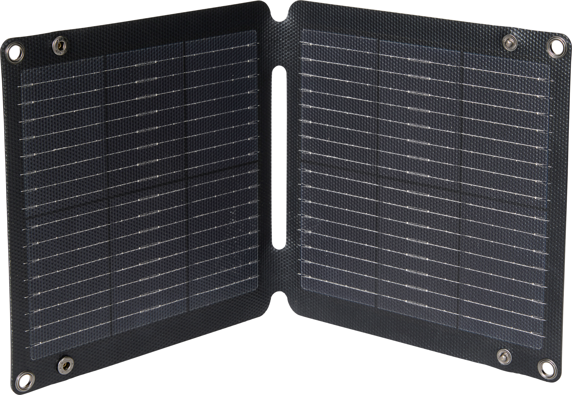 Sammenleggbart solcellepanel 2GO 14W med USB-C forfra
