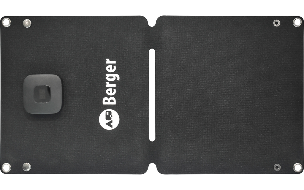 Montert sammenleggbart solcellepanel 2GO 14W med USB-C